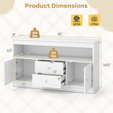Kids Toy Storage Organizer with Open Shelf and 2 Drawers for Playroom