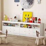 Kids Toy Storage Organizer with Open Shelf and 2 Drawers for Playroom