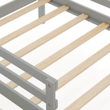 Kids Twin Size Bed with 2 Drawers Solid Wood Bed with Blackboard