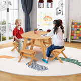 Kids Wooden Table Set for Children Aged 3+ Years