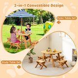 Kids Wooden Table Set for Children Aged 3+ Years
