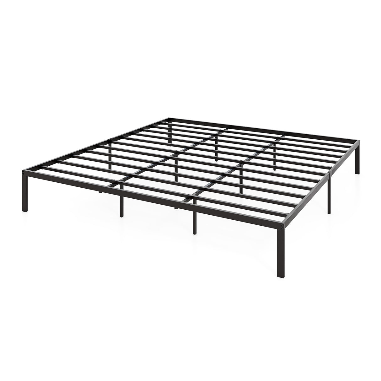 Full/Queen/King Size Metal Bed Frame Heavy Duty Support Slats Mattress Foundation