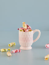 Ceramic Mug - Pink. Set of 6 mugs
