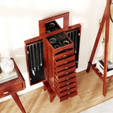 Large Capacity Jewelry Storage Cabinet with 9 Drawers