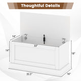 Large Storage Chest with Safety Metal Hinge