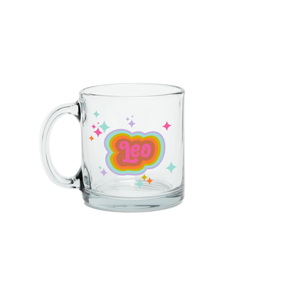 Astrology Clear Glass Mug