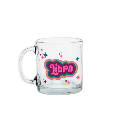 Astrology Clear Glass Mug