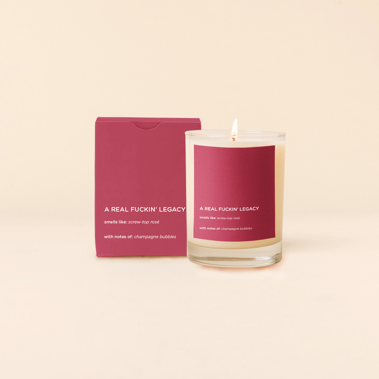 Candle Rock Glass - Life