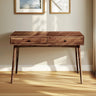 Acacia Lagom 48" Solid Wood Work Desk with Drawers