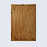 38x25” Light Peach Checkered Resin Inlay Decorative Wall Mirror