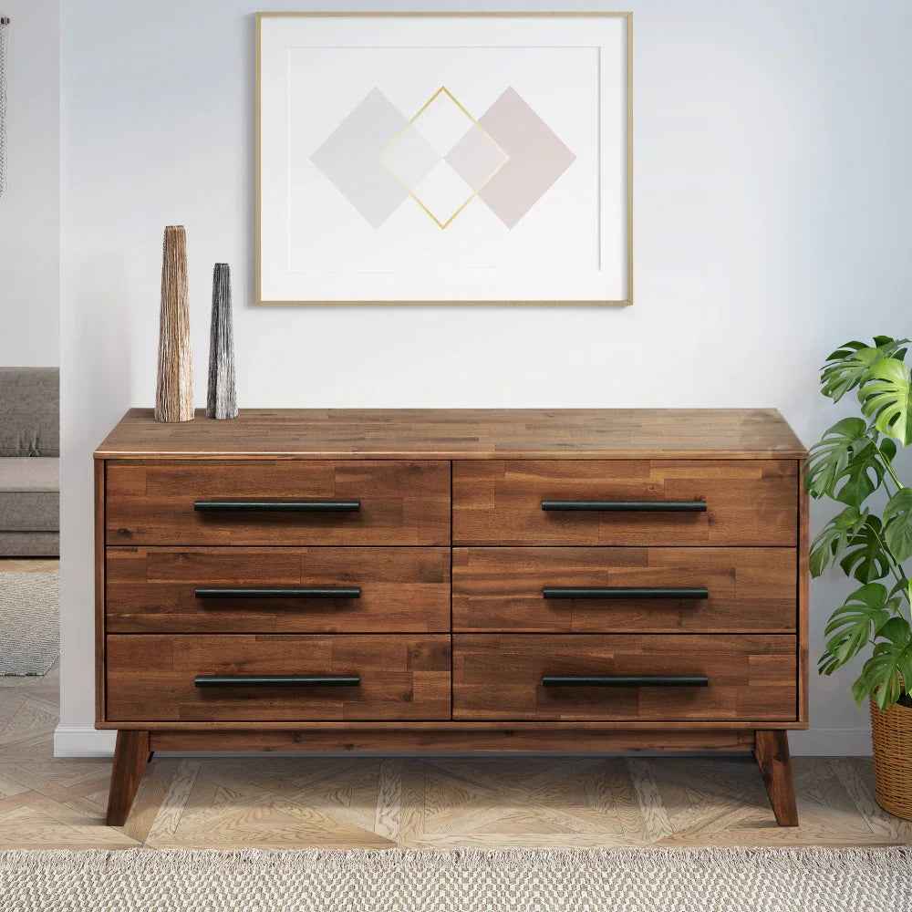 Acacia Legacy Solid Wood Dresser for Timeless Elegance and Durability