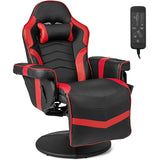 Massage Video Gaming Recliner Chair with Adjustable Height