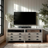 Architect's Wooden Media Console