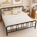 Full/Queen Size Metal Bed Frame with Headboard and Footboard