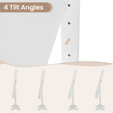 Mirror Jewelry Cabinet with 20 Warm Lights and 4 Tilt Angles
