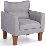 Modern Accent Chair with Removable Cushion & Pillow for Living Room