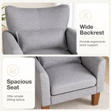 Modern Accent Chair with Removable Cushion & Pillow for Living Room