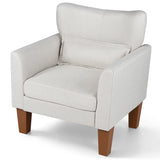 Modern Accent Chair with Removable Cushion & Pillow for Living Room