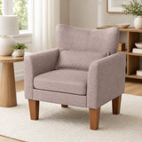 Modern Accent Chair with Removable Cushion & Pillow for Living Room
