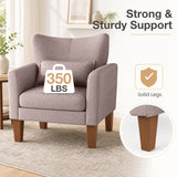 Modern Accent Chair with Removable Cushion & Pillow for Living Room