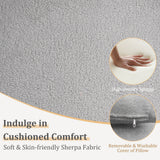 Modern Accent Chair with Waist Pillow and Armrests for Living Room Bedroom
