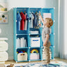 Modular Baby Wardrobe with 10 Cubes & Hanging Rod and Shelves Stackable