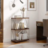 3-Tier Multipurpose Display Rack with Metal Frame