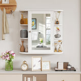 Multipurpose Mount Wall Mirror Bathroom Storage Cabinet