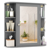 Multipurpose Mount Wall Mirror Bathroom Storage Cabinet