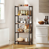 Multipurpose Open Bookcase Industrial Rack Wide Standing Storage Shelf