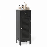 Narrow Bathroom Storage Cabinet with Adjustable Shelf and Drawer