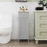 Narrow Bathroom Storage Cabinet with Adjustable Shelf and Drawer