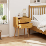 Modern Nightstand Bedside Table Mid Century with 2 Drawers
