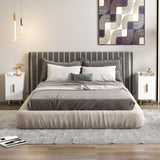 Nightstand Side Tables with 2 Drawers and 2 USB Ports