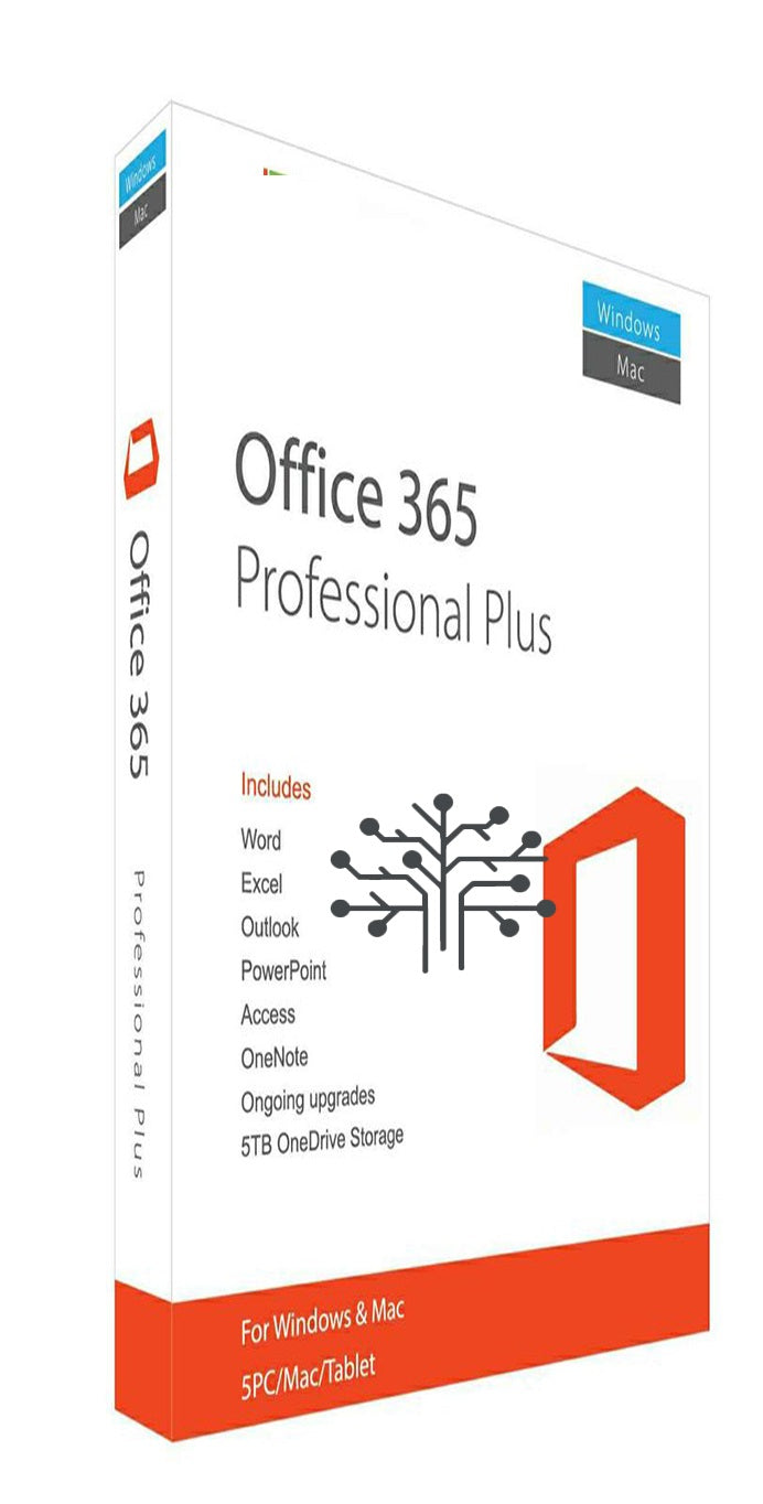 Suscripción Office 365 Personalizada 5 Dispositivos 5 Tb OneDrive Nube Permanente