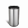 Semi-Round Open Top Trash Can 13 Gallon, Black/Blue/Red | OTT-50-19