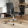 Office Chair Height Adjustable Conference Room Chair with Rocking Backrest Armrests