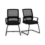 Office Guest Chair with Lumbar Support for Waiting Room-2 Pieces