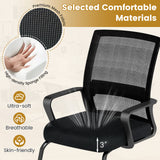 Office Guest Chair with Lumbar Support for Waiting Room-2 Pieces