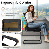 Office Guest Chair with Lumbar Support for Waiting Room-2 Pieces