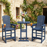 Outdoor 29 Inch Height Bar Stool with Backrest and Armrests