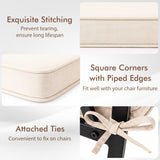 Outdoor Chair Cushion Set of 4 Waterproof Olefin Seat Cushions