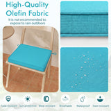 Outdoor Chair Cushion Set of 6 Waterproof Olefin Seat Cushions