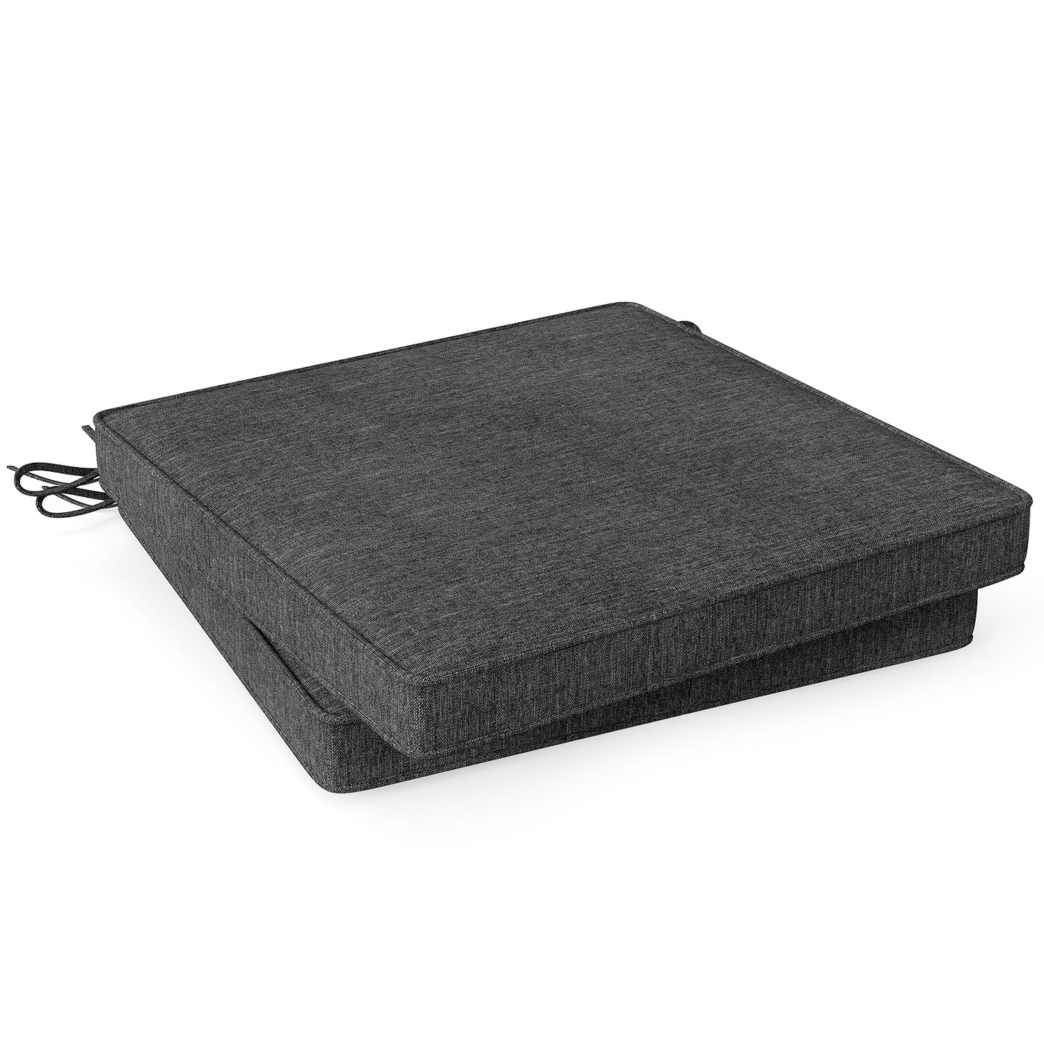 Outdoor Chair Cushion Set of 2 Waterproof Fade-Resistant Olefin Seat Cushions