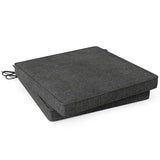 Outdoor Chair Cushion Set of 2 Waterproof Fade-Resistant Olefin Seat Cushions