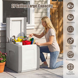 Outdoor Deck Box with Lid for Packages and Garden