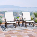 Outdoor Glider Chairs Set of 2 with Ergonomic Backrest and Seat