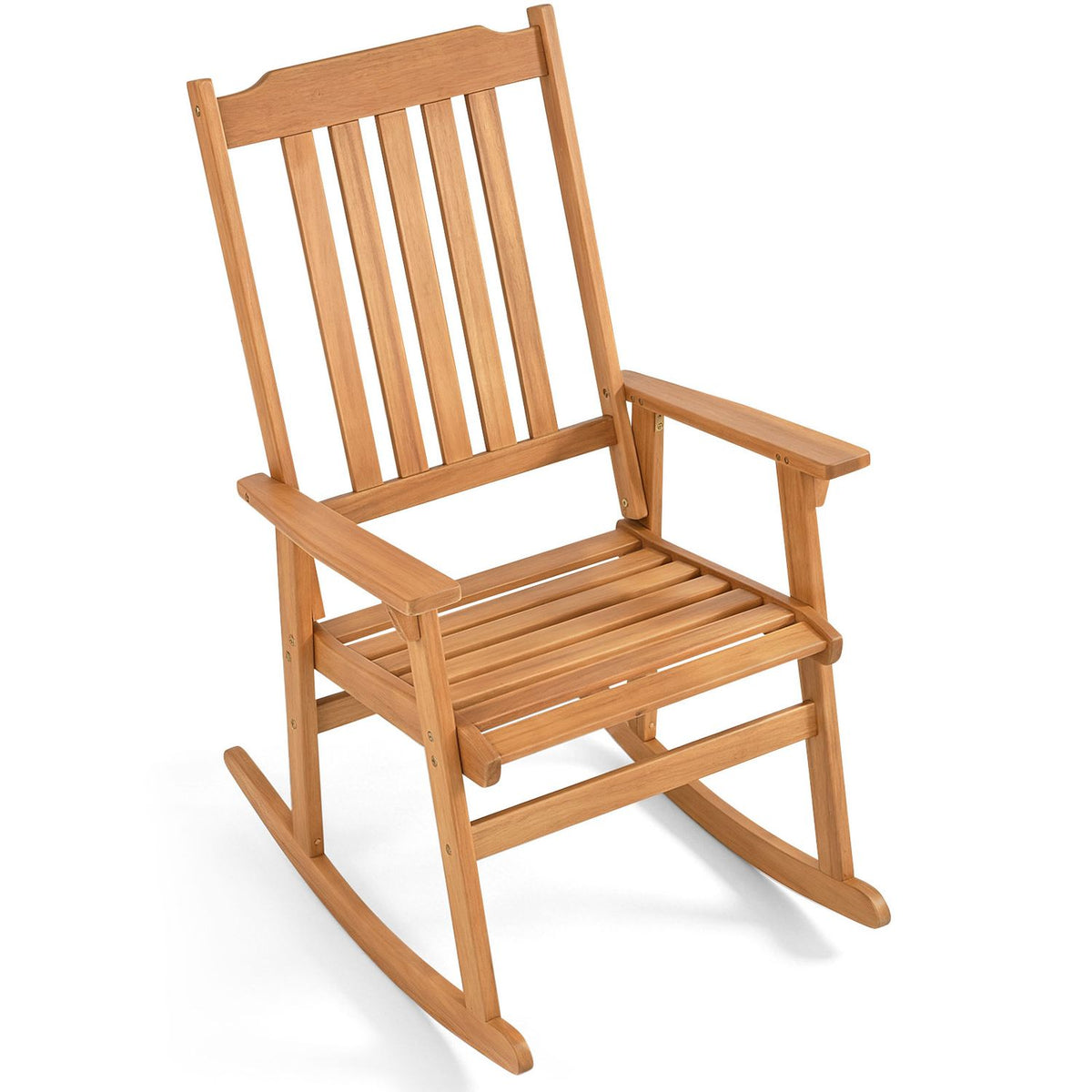 Outdoor Rocking Chair Single Rocker for Patio Deck