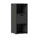Outdoor Storage Cabinet Patio Wicker Organizer with Drawer