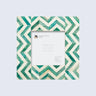 Baby Picture Frames Herringbone Pattern Bone Inlay Collection in 4 Colors